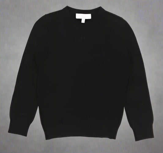 TO Men's V-NECK Pullover black Sweater